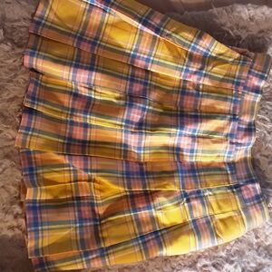 Vibrant Plaid Women's Skort